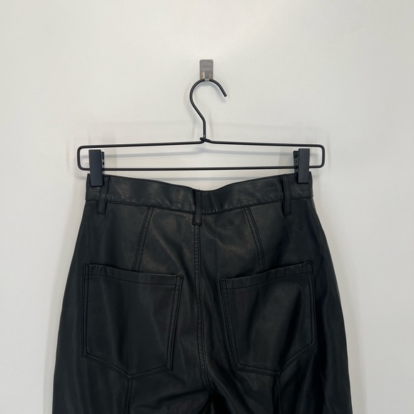 Zara Faux Leather Vintage Inspired Western High Rise Pants - Picture 6 of 8